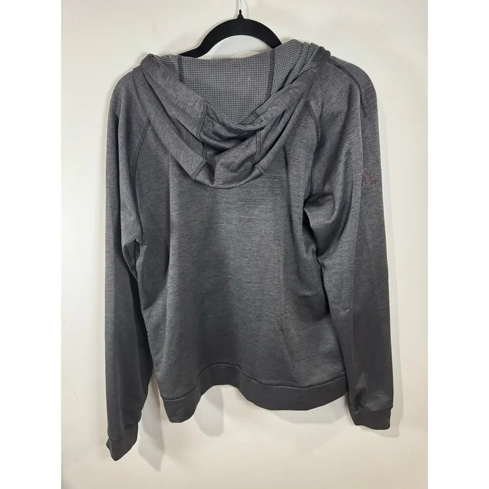 Adidas Men’s Derrick Rose XTECH Full-Zip Hoodie Gray Size M –Athletic Sweatshirt